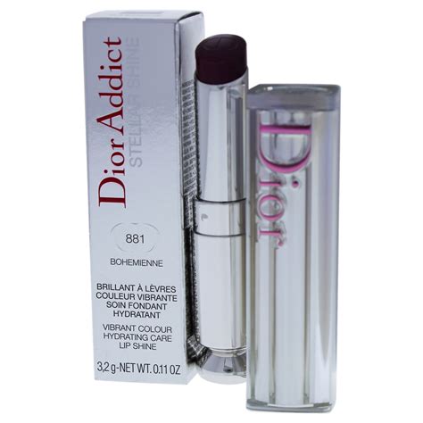 r dior addict stellar shine lipstick 881 bohemiene 試色|Dior bohemienne stellar shine.